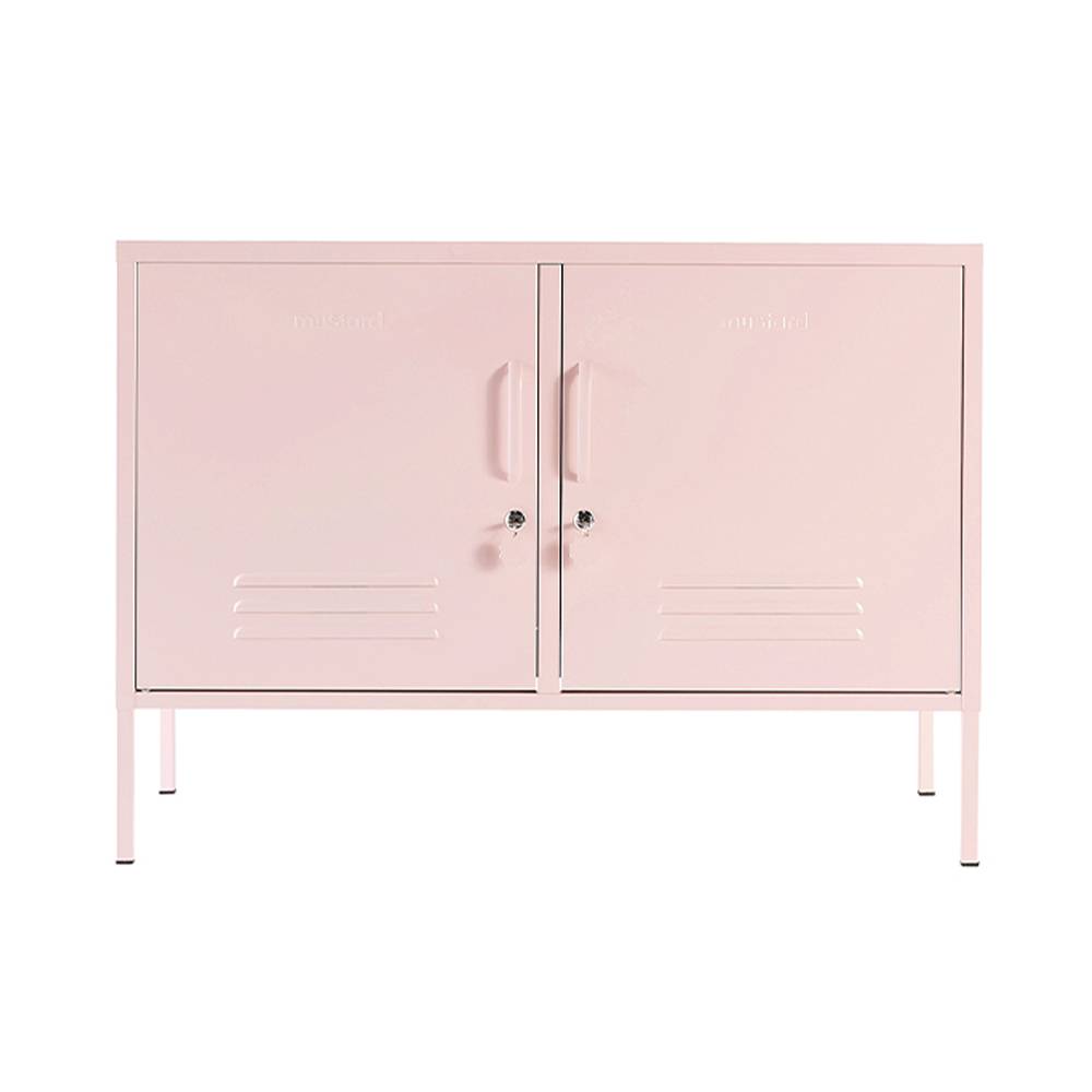 ארונית מתכת Lowdown ורוד בהיר