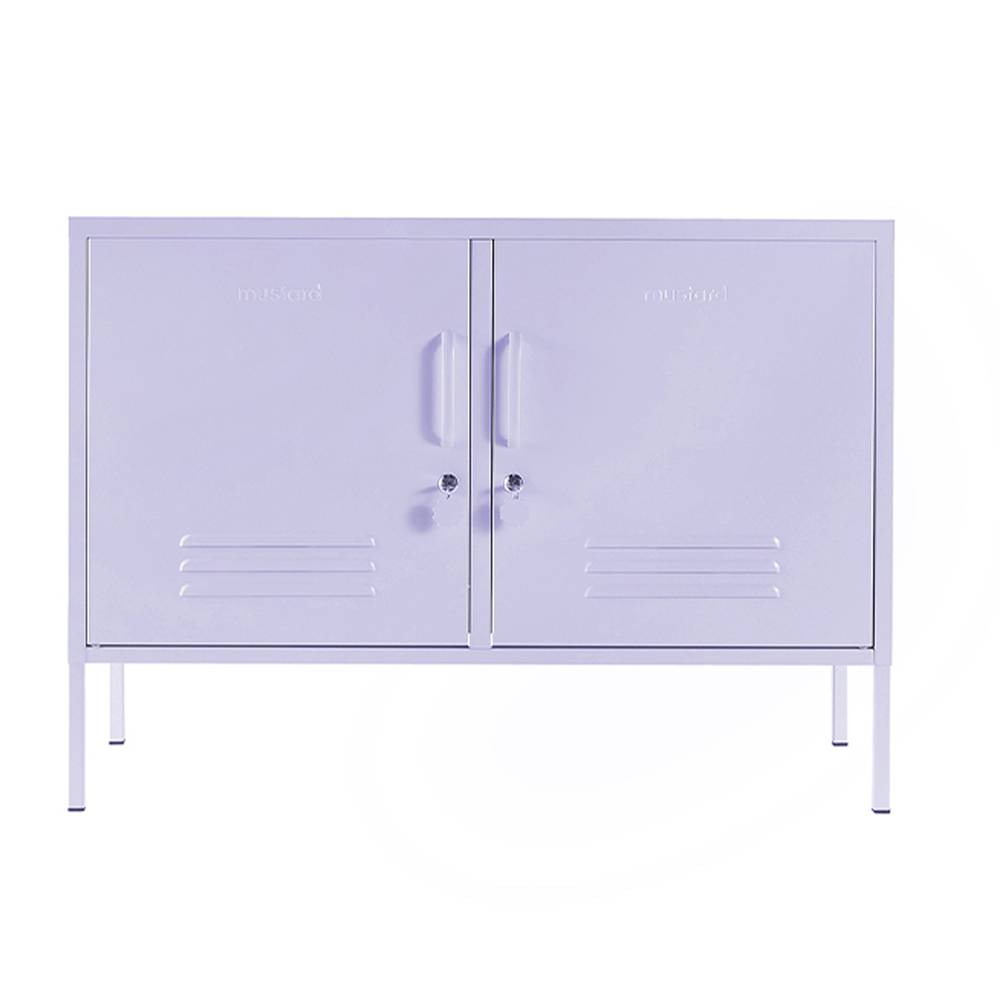 ארונית מתכת Lowdown סגול בהיר