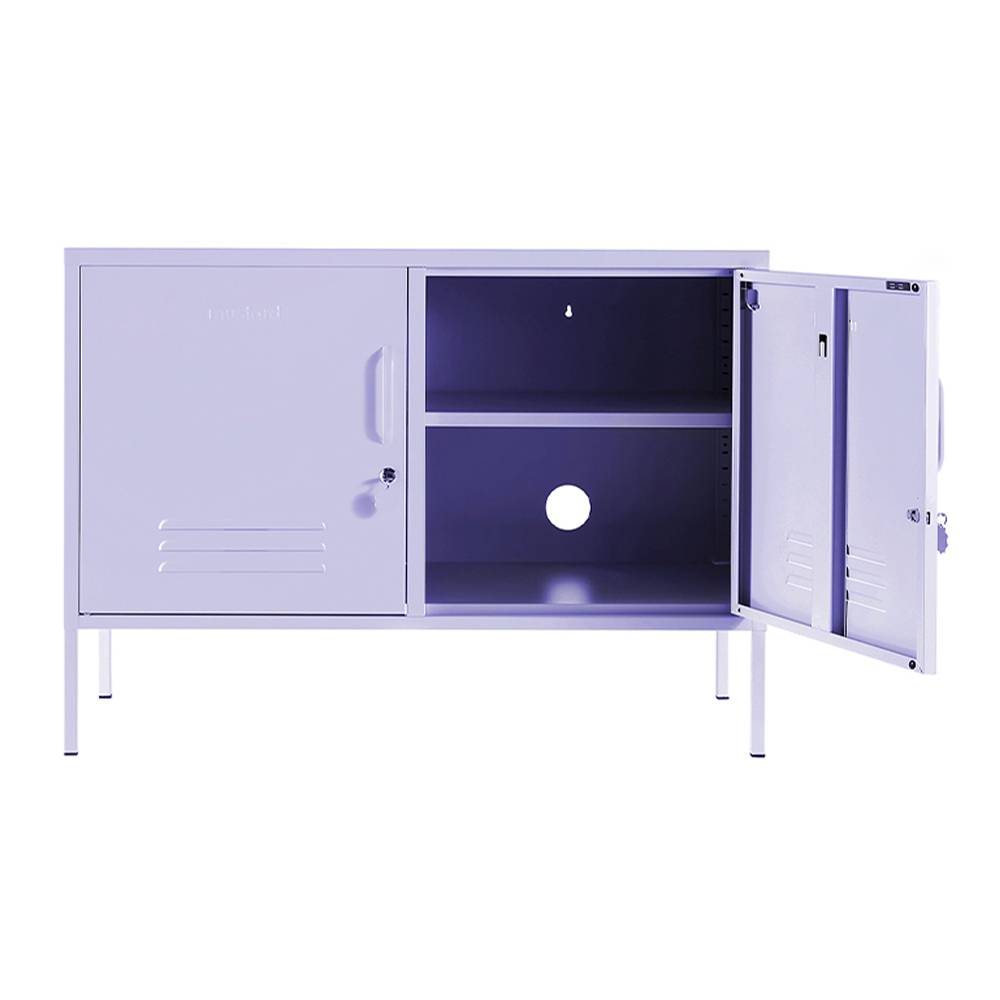 ארונית מתכת Lowdown סגול בהיר