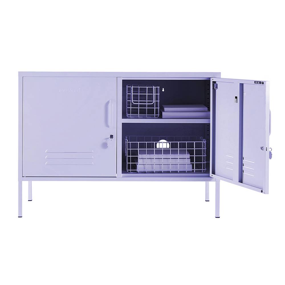 ארונית מתכת Lowdown סגול בהיר