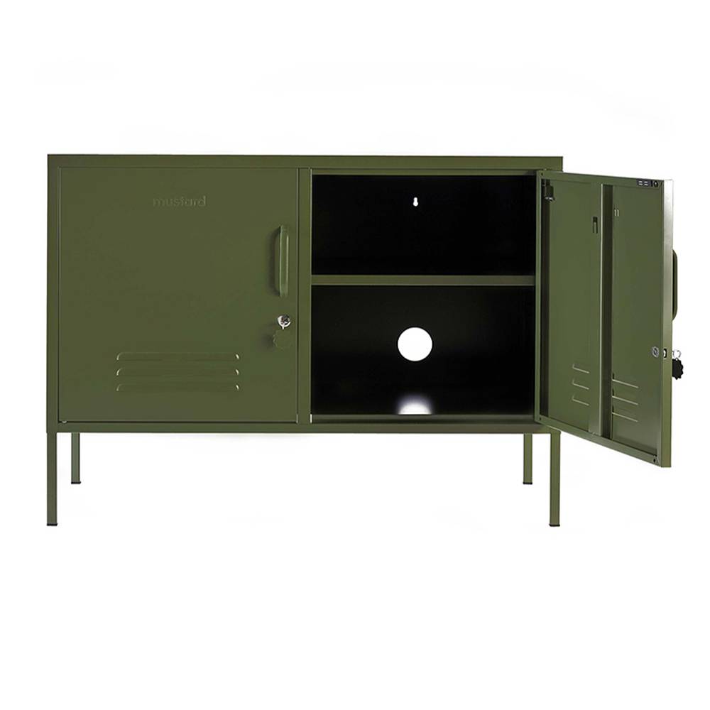 ארונית מתכת Lowdown ירוק זית