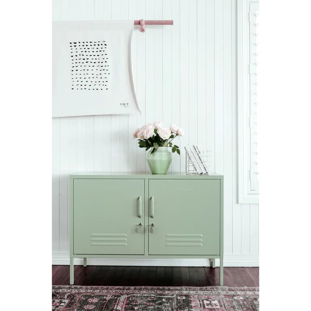 ארונית מתכת Lowdown ירוק בהיר