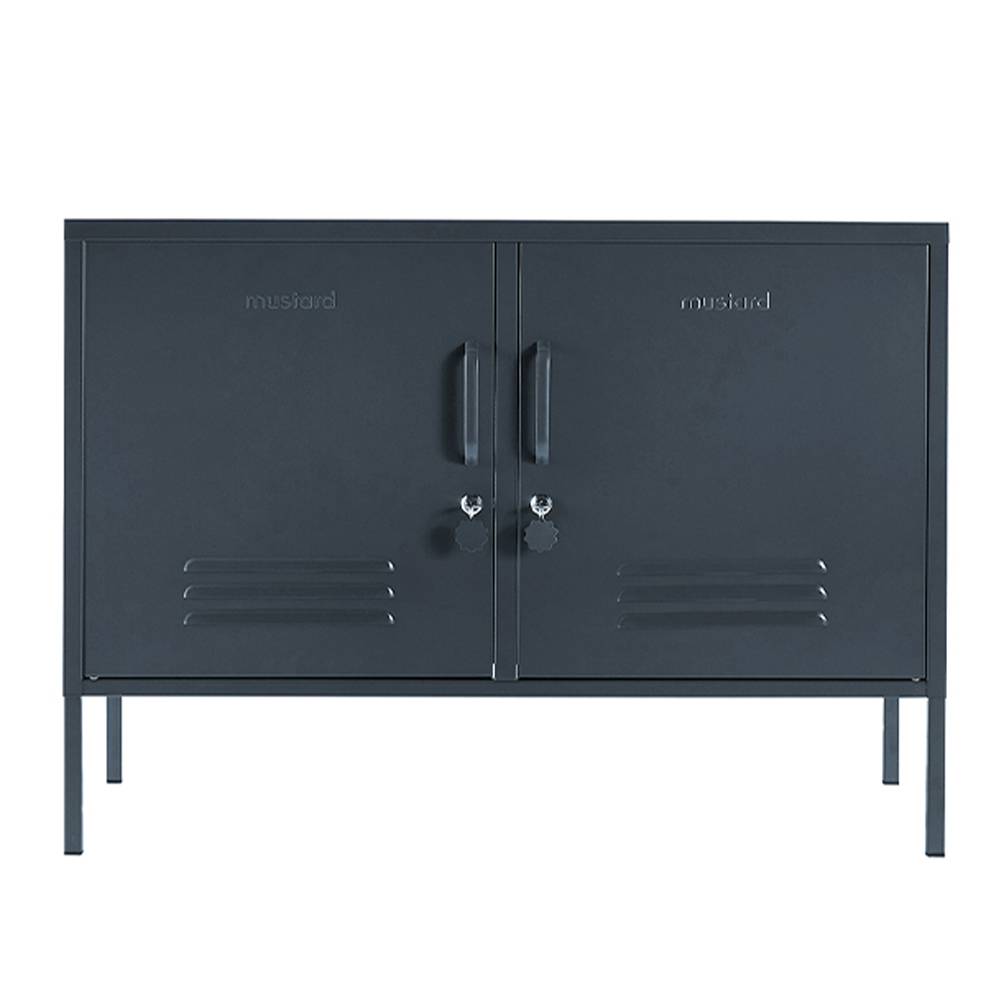 ארונית מתכת Lowdown אפור צפחה