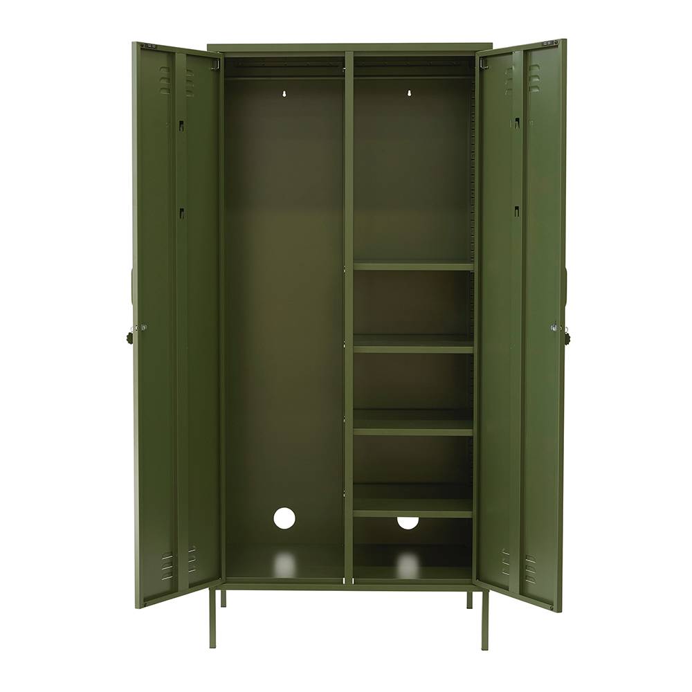 ארון מתכת Twinny ירוק זית