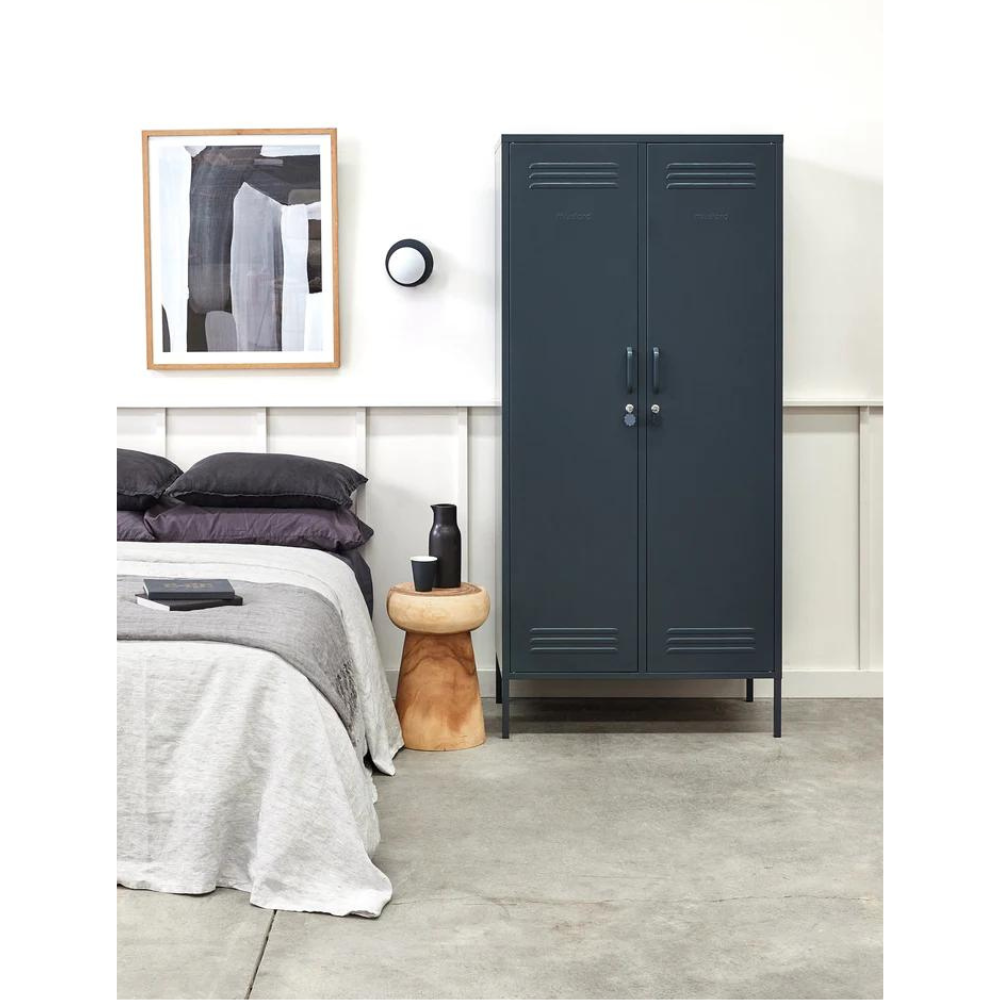 ארון מתכת Twinny אפור צפחה