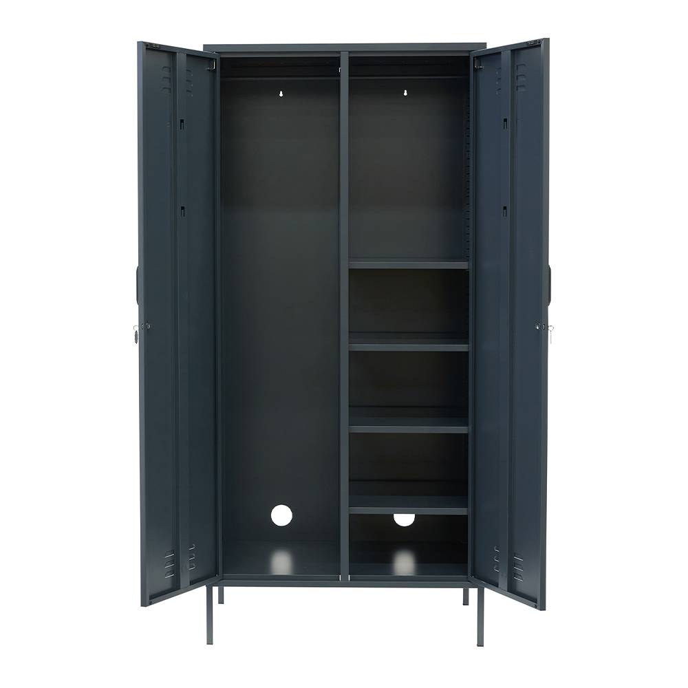 ארון מתכת Twinny אפור צפחה