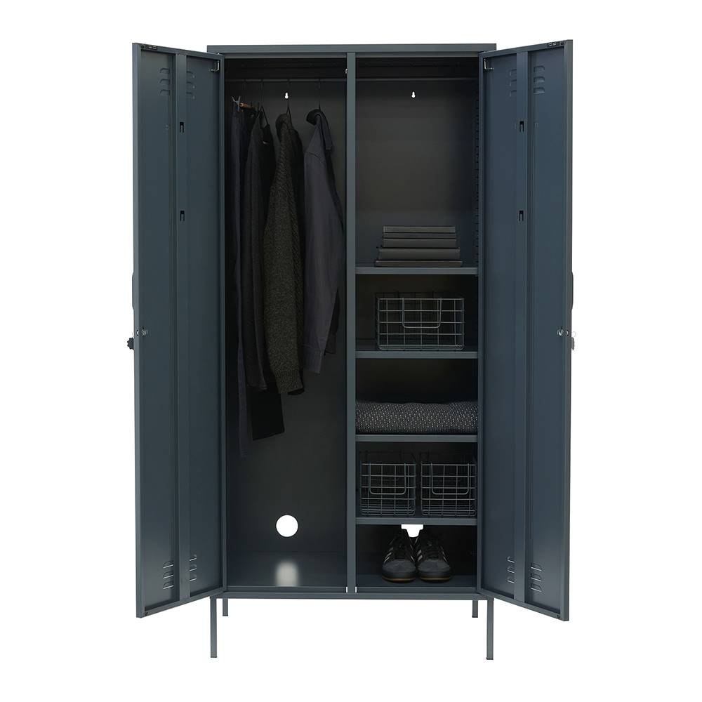 ארון מתכת Twinny אפור צפחה