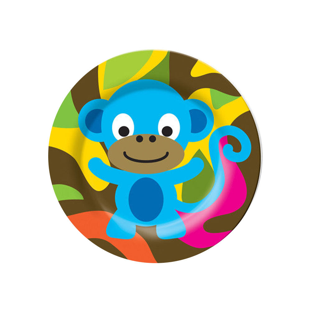 צלחת ילדים קוף