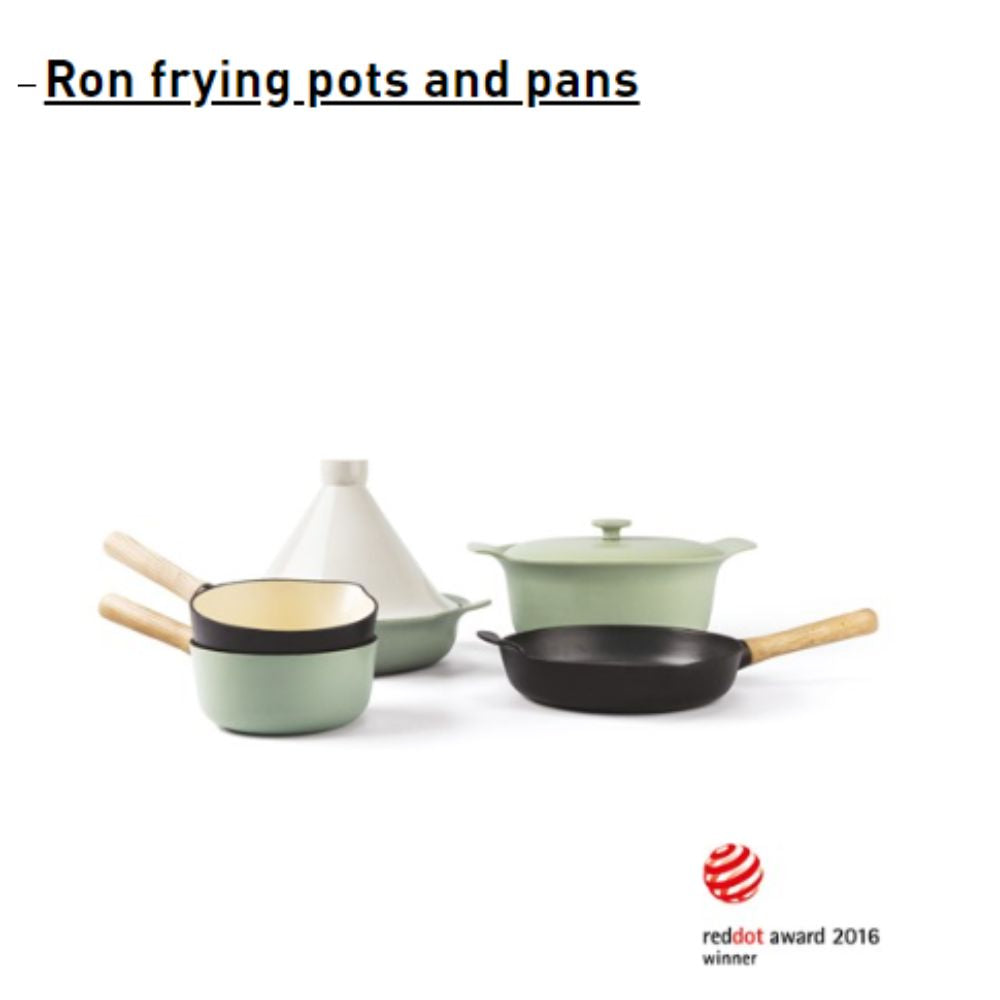 Sage Green Cast Iron Casserole Pot, 5.2 L