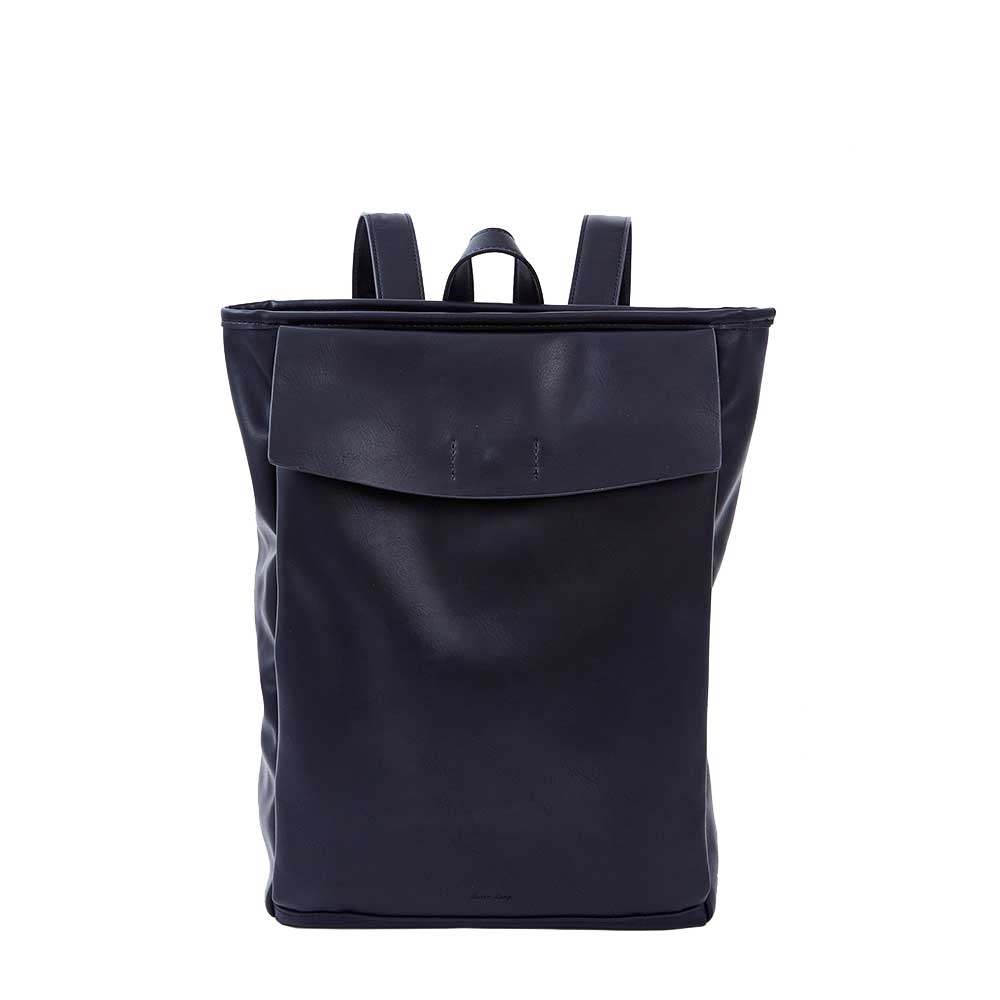 Basic black backpack