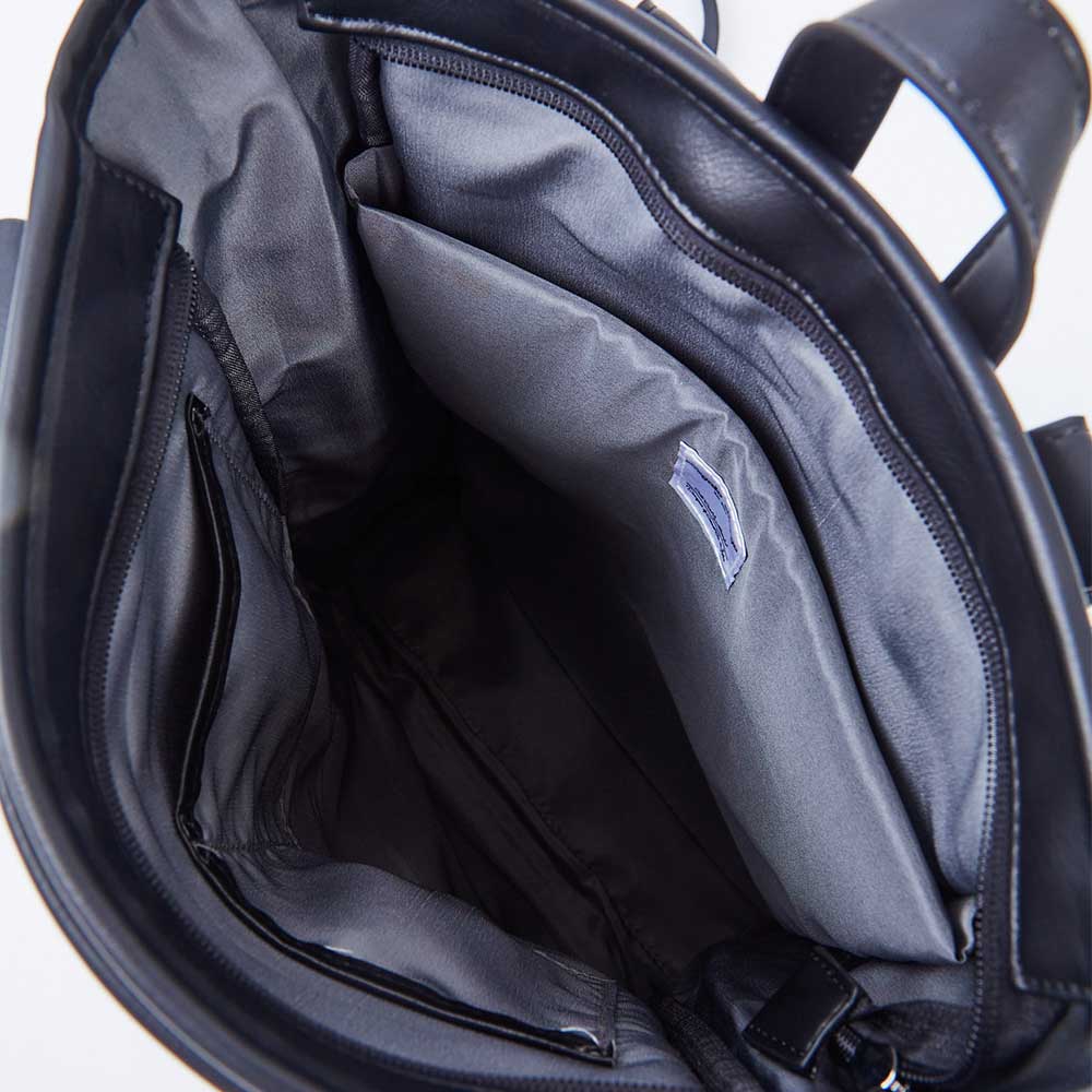 Basic black backpack