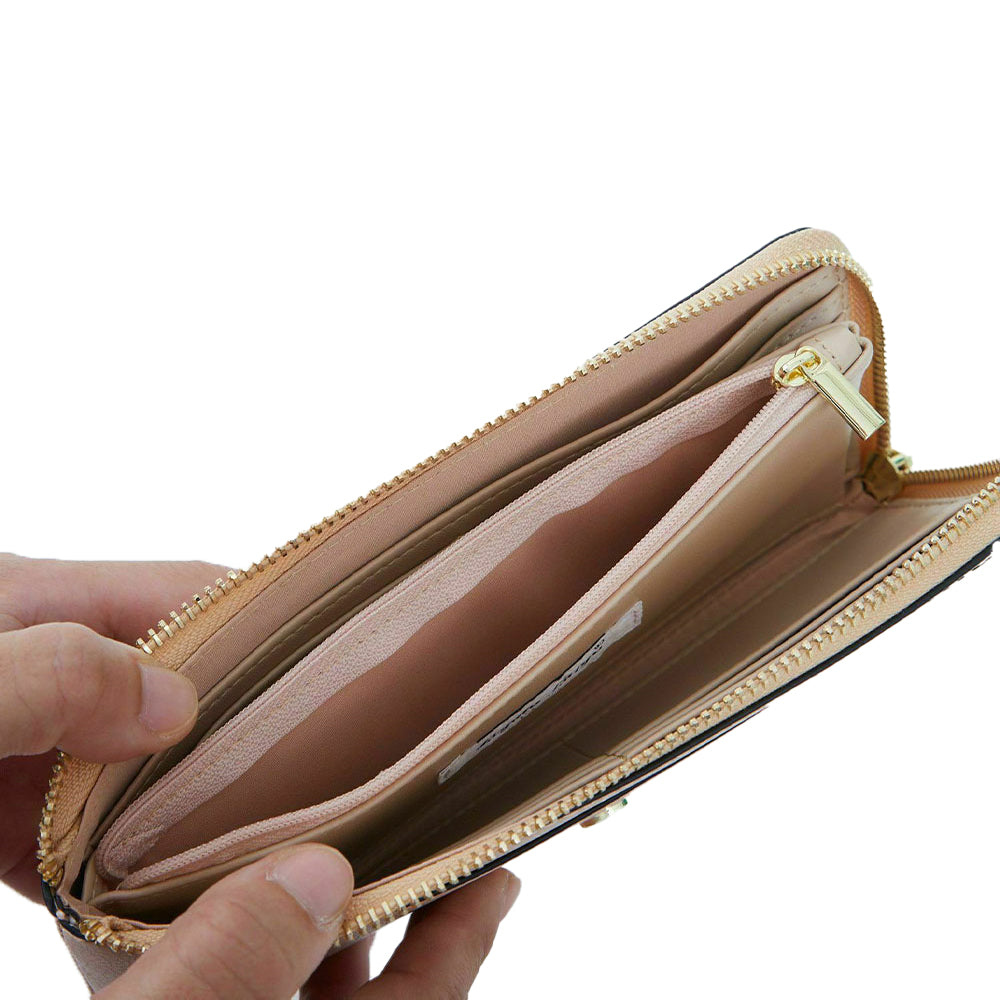 ארנק ארוך ורוד