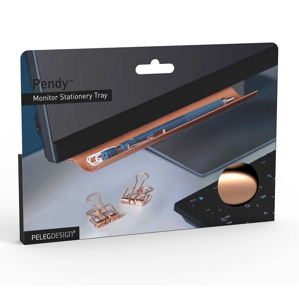 מעמד לכלי כתיבה למחשב - זהב Pendy