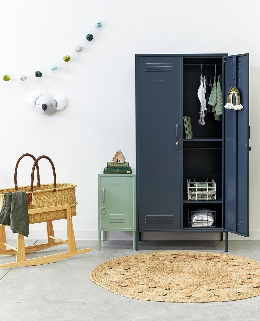 ארון מתכת Twinny אפור צפחה