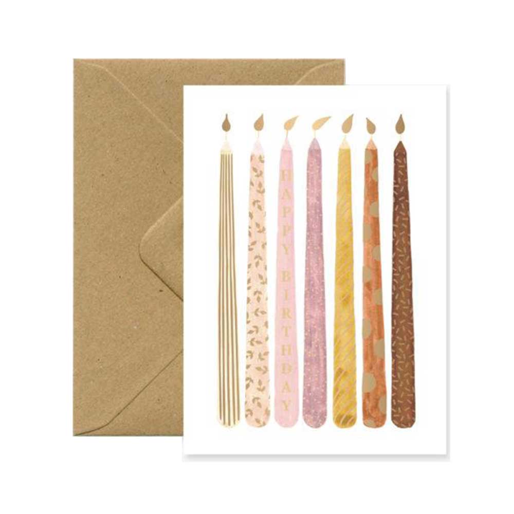 כרטיס ברכה Birthday Candles