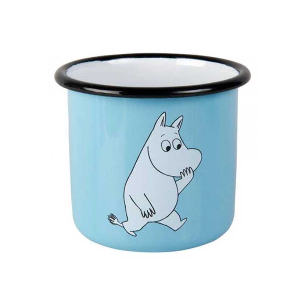 ספל אמייל Moomin Retro, light blue M