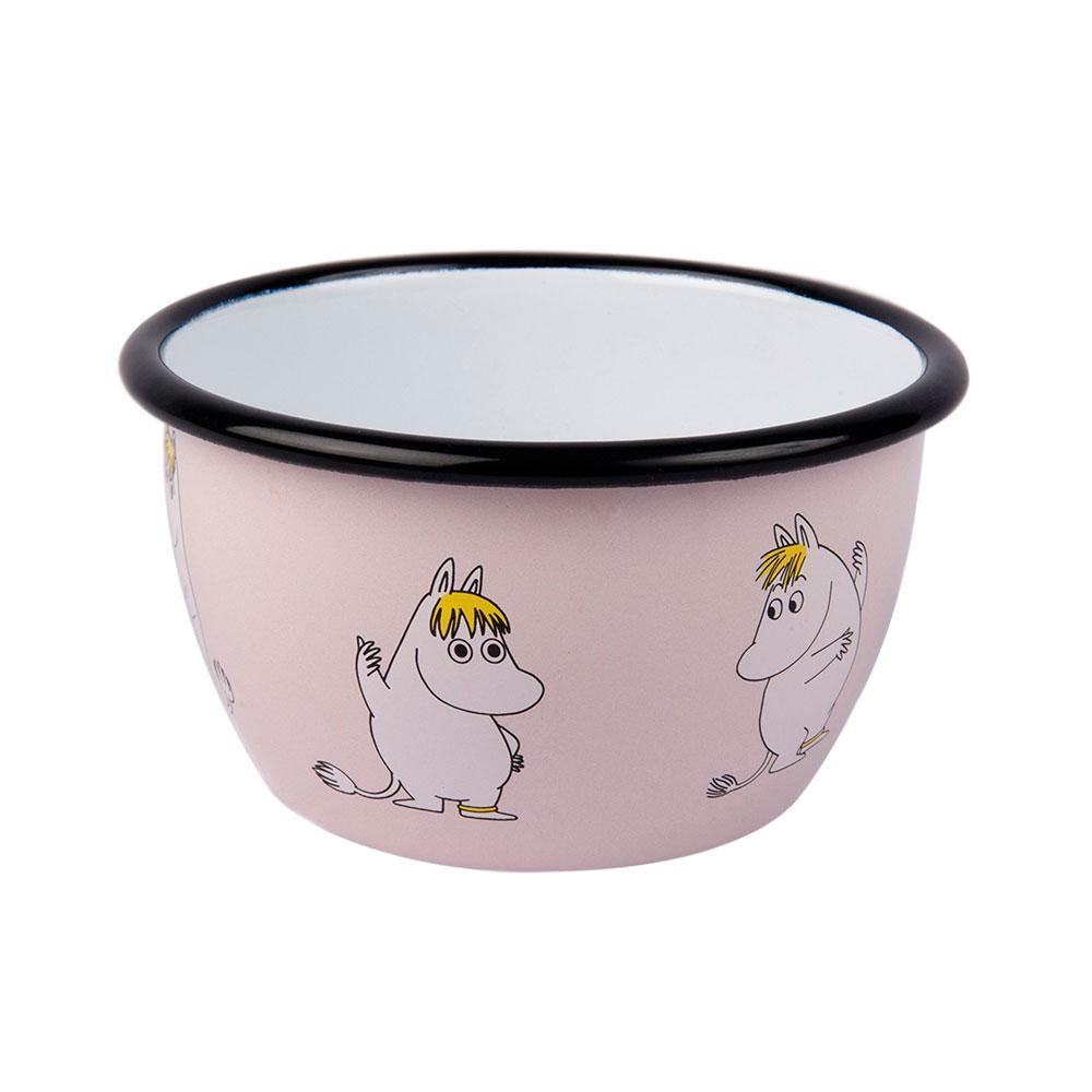 קערת אמייל snorkmaiden light pink M