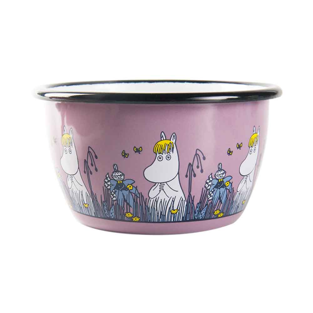 קערת אמייל Moomin friends snorkmaiden S