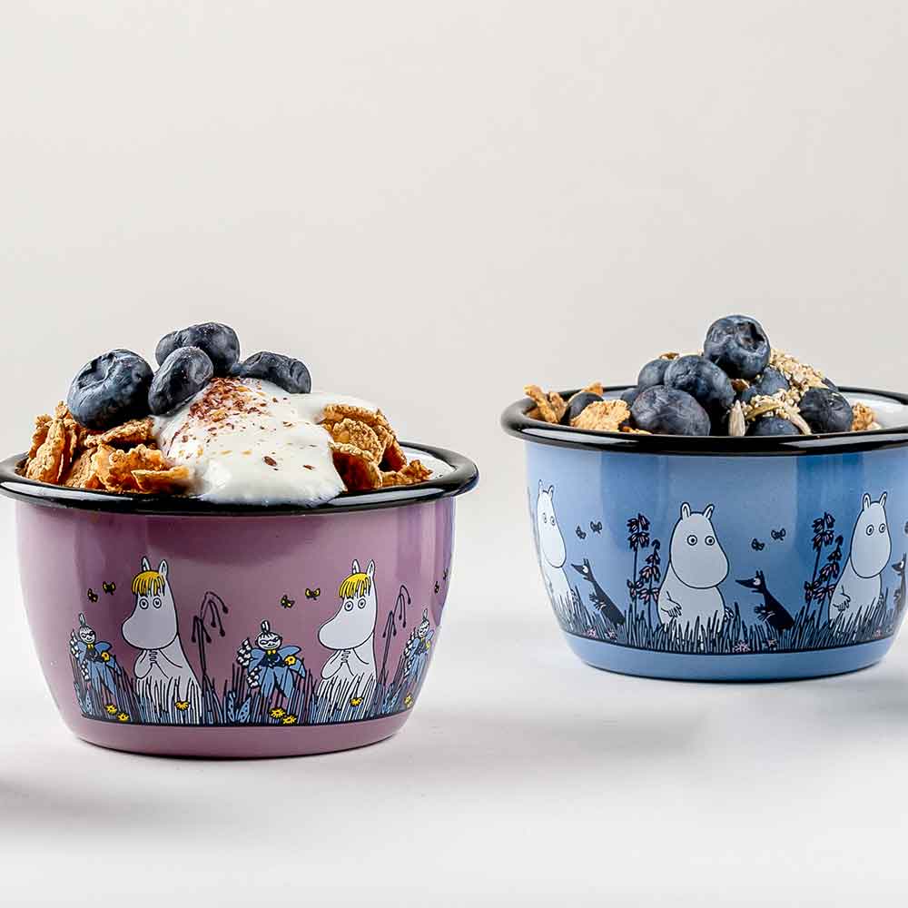 קערת אמייל Moomin friends snorkmaiden S