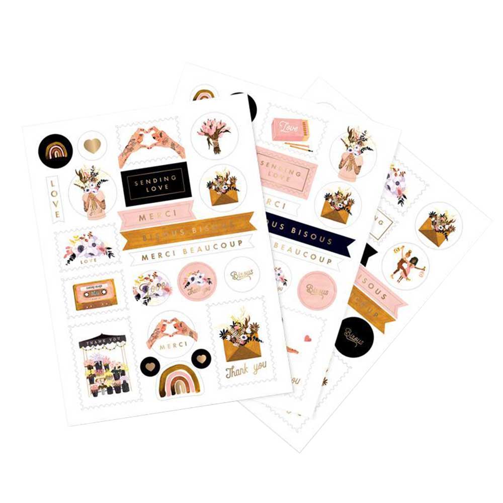 Love & Thank You Sticker Sheets
