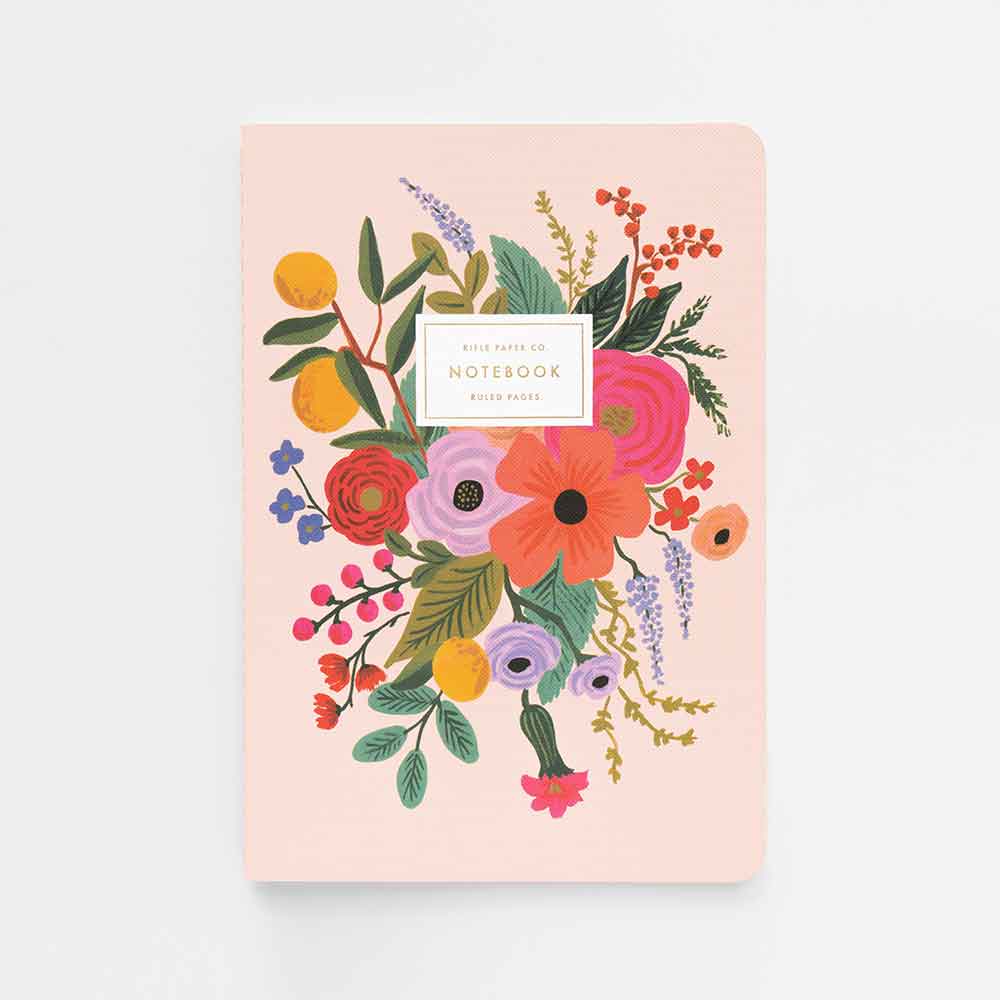 Garden Party Notebook Trio