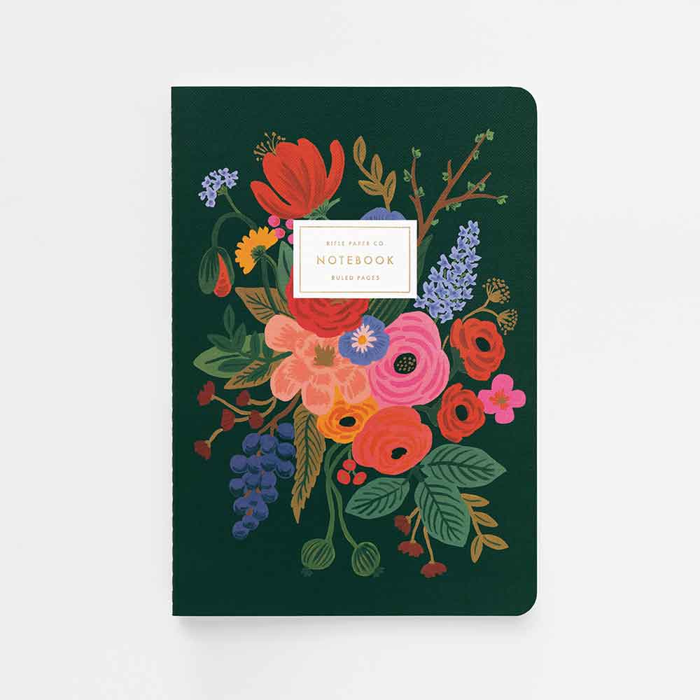 Garden Party Notebook Trio