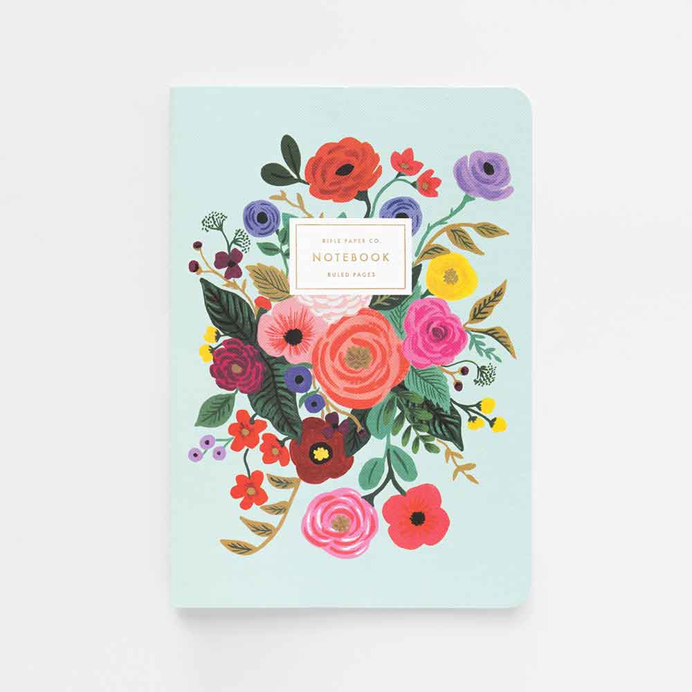 Garden Party Notebook Trio