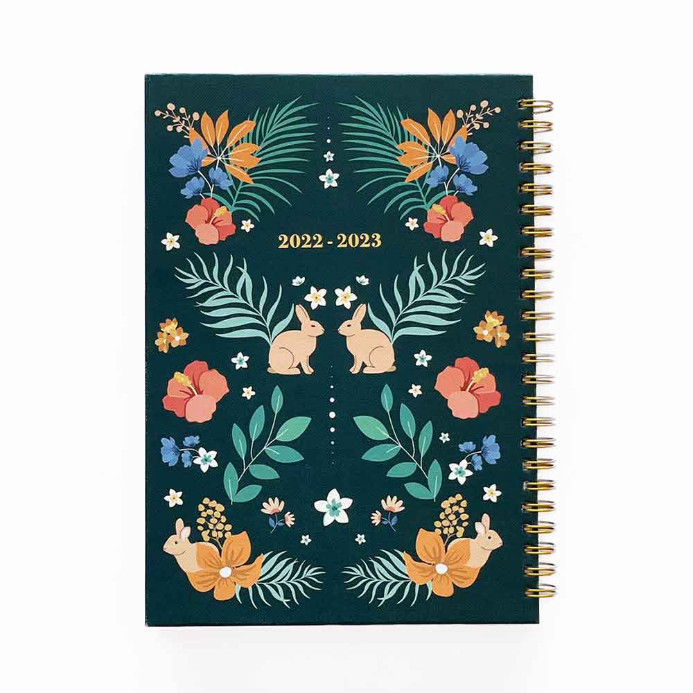 יומן שבועי 2022-2023 כחול מאוייר