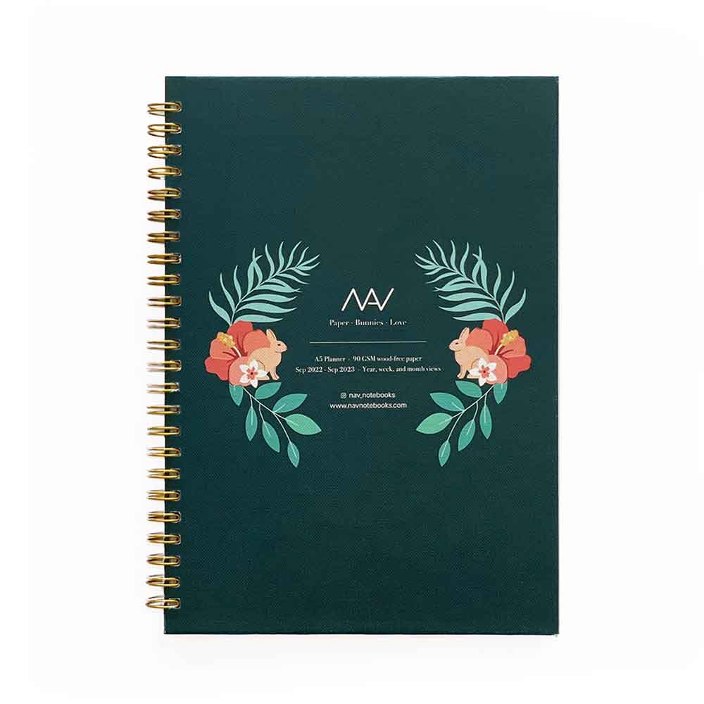 יומן שבועי 2022-2023 כחול מאוייר