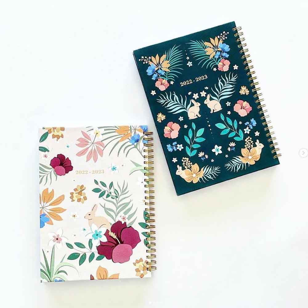 יומן שבועי 2022-2023 כחול מאוייר