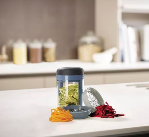 קוצץ ירקות ספירלי כחול