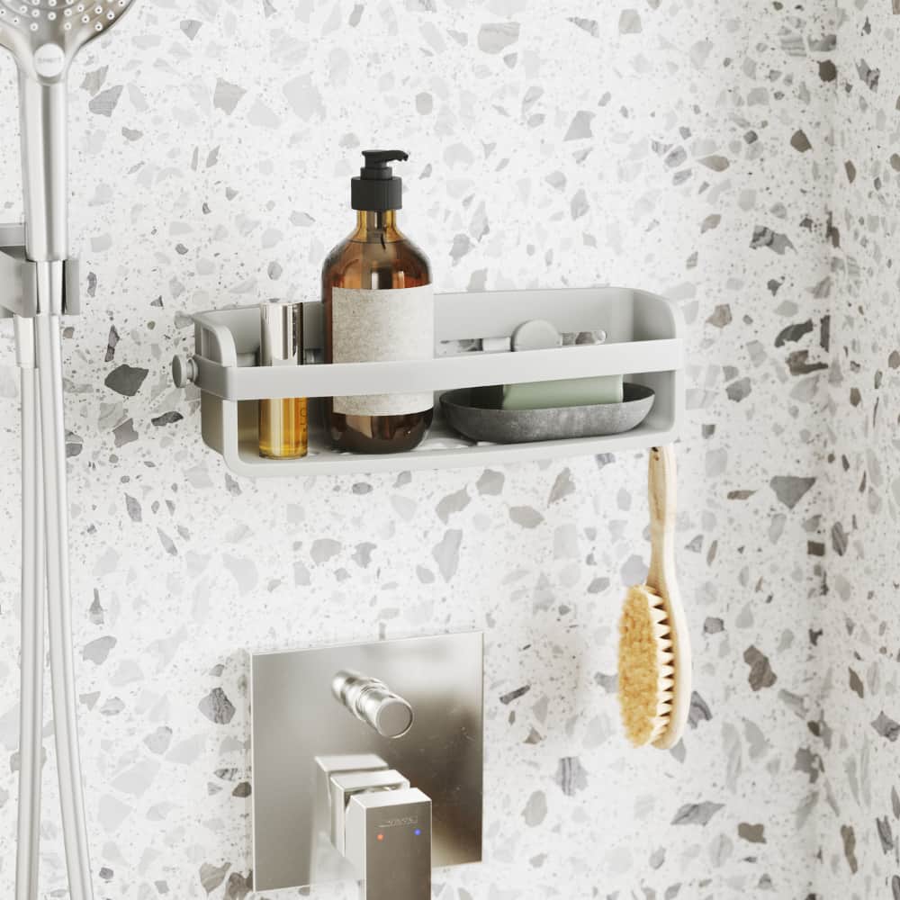 מדף אמבטיה ישר FLEX אפור