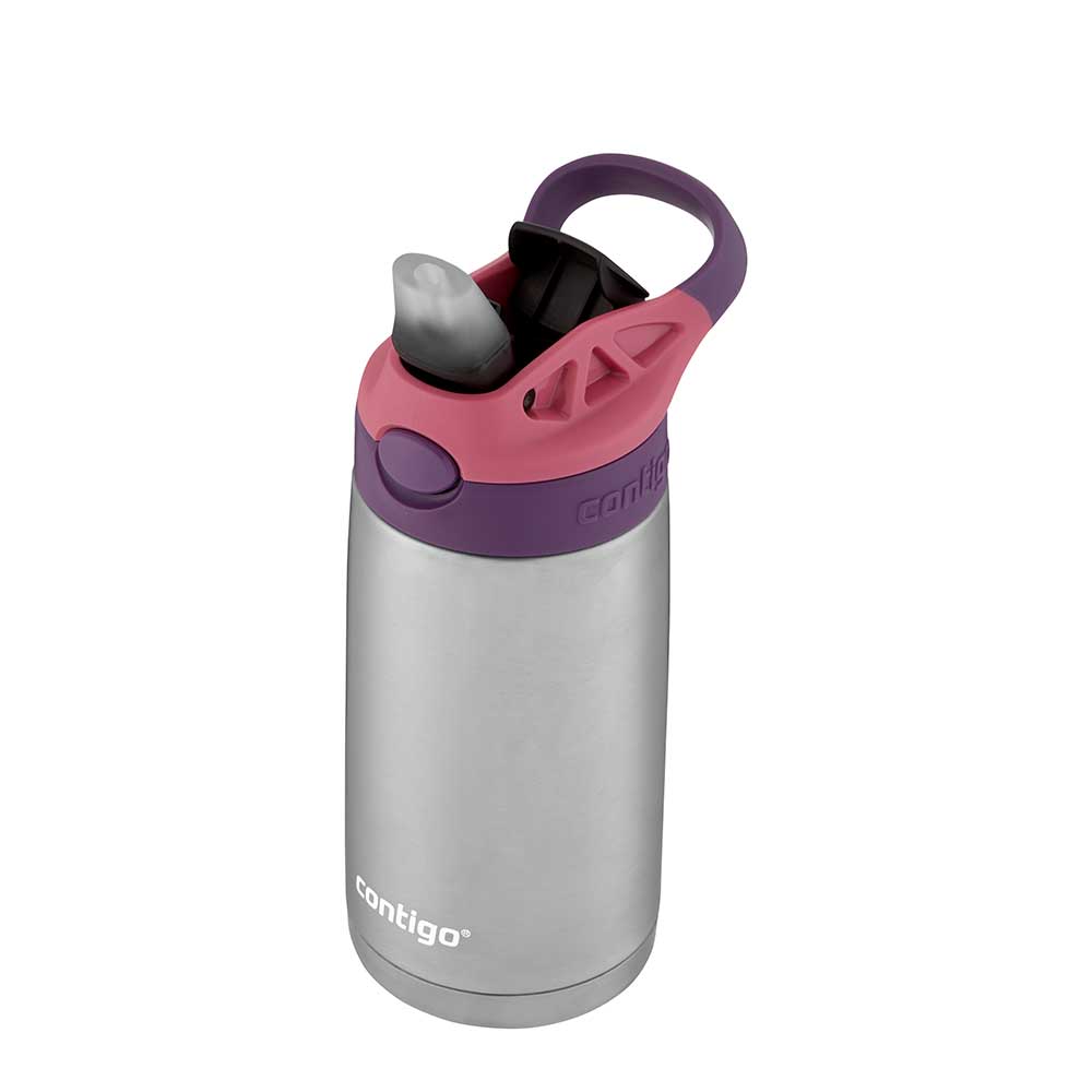 בקבוק ילדים מתכת Cleanable ורוד 385 מ"ל