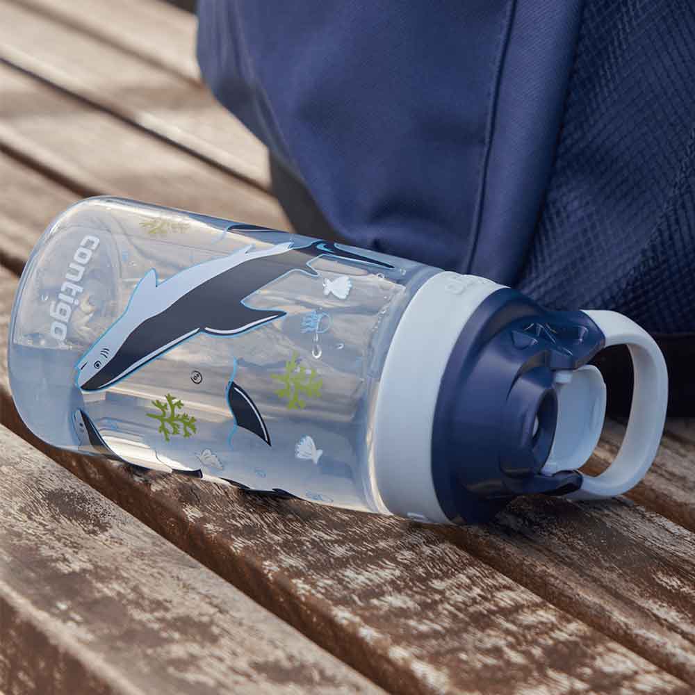 בקבוק ילדים GIZMO SIP כחול כרישים 420 מ"ל