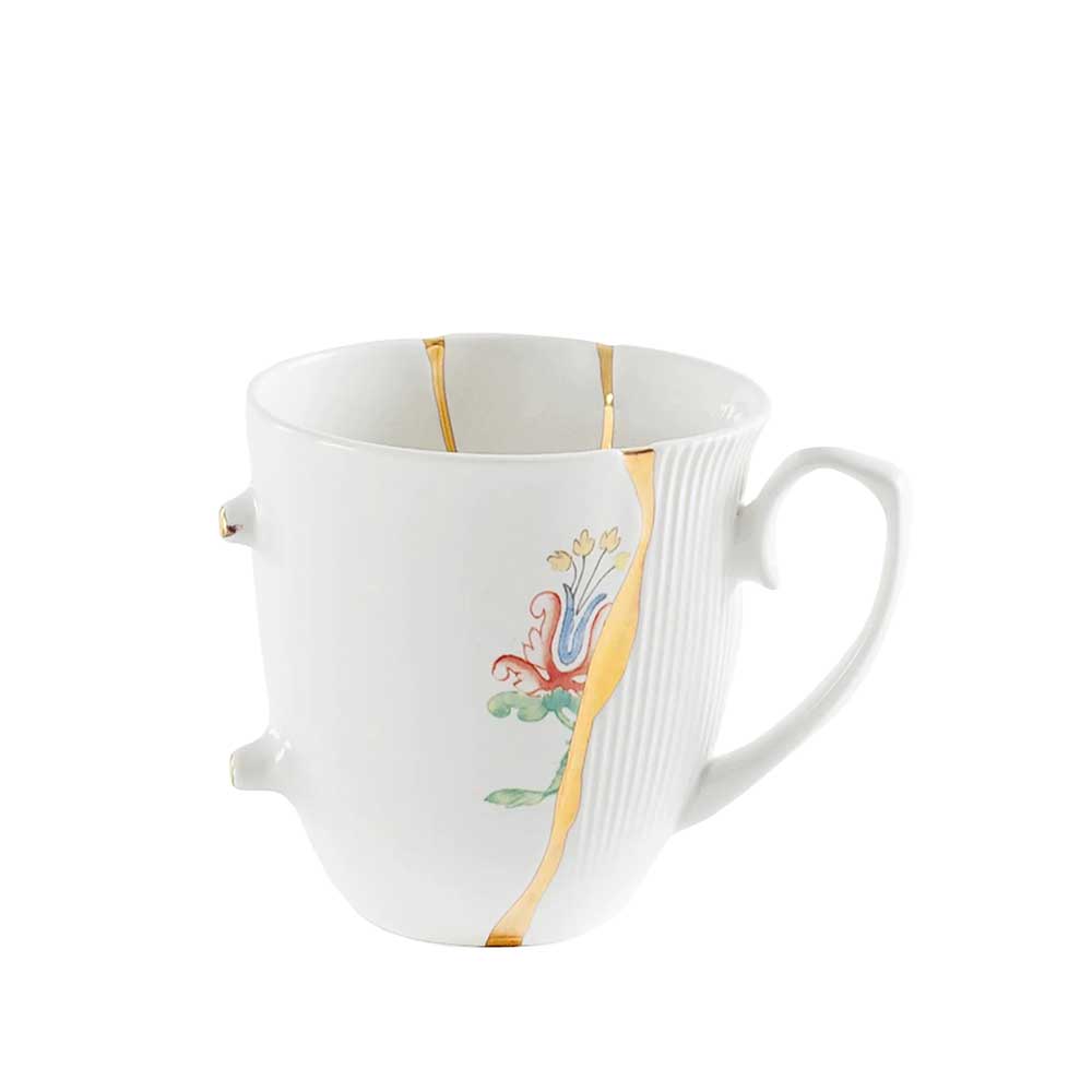 ספל KINTSUGI פרח אדום 9652