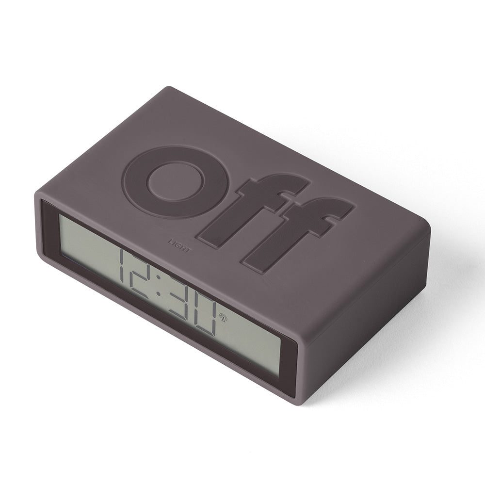 שעון מעורר Flip אפור כהה