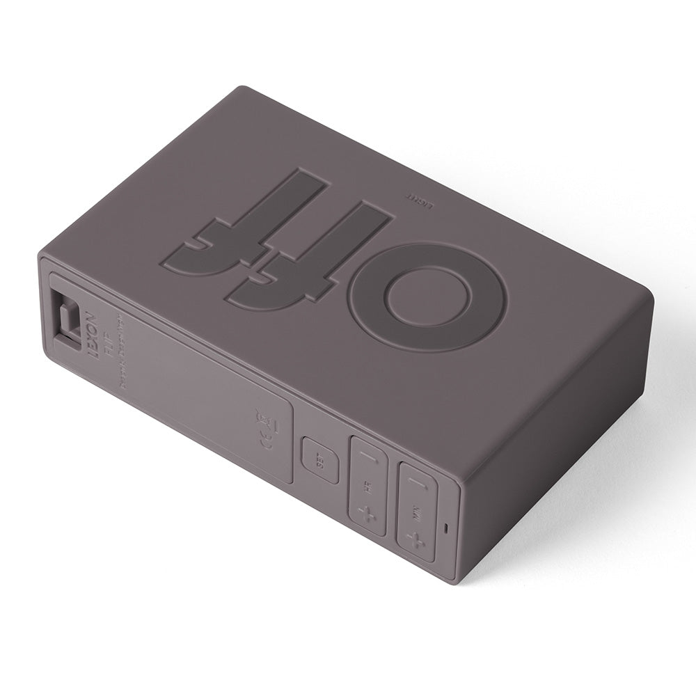 Dark Grey Flip Alarm Clock