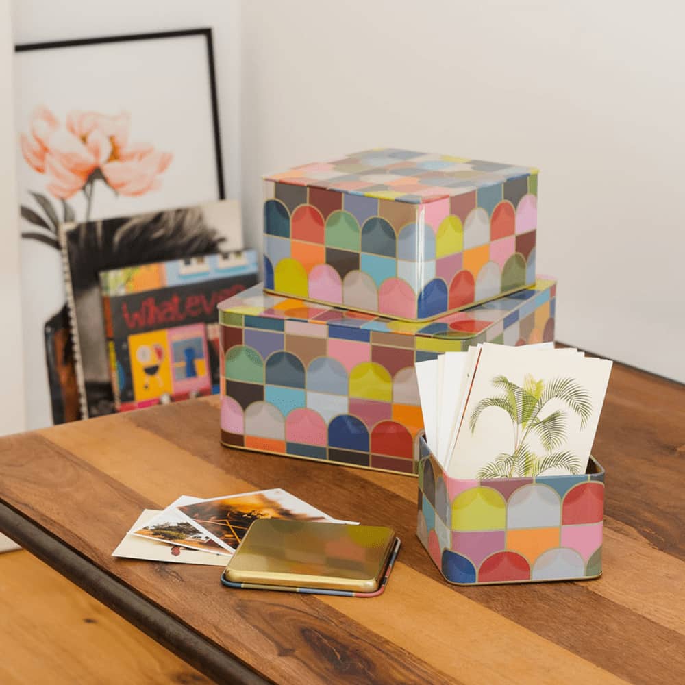 סט 3 קופסאות מתכת Confetto