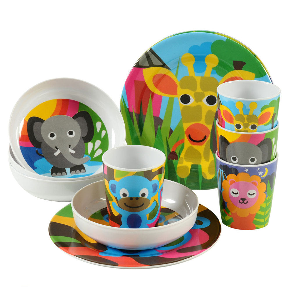 צלחת ילדים קוף