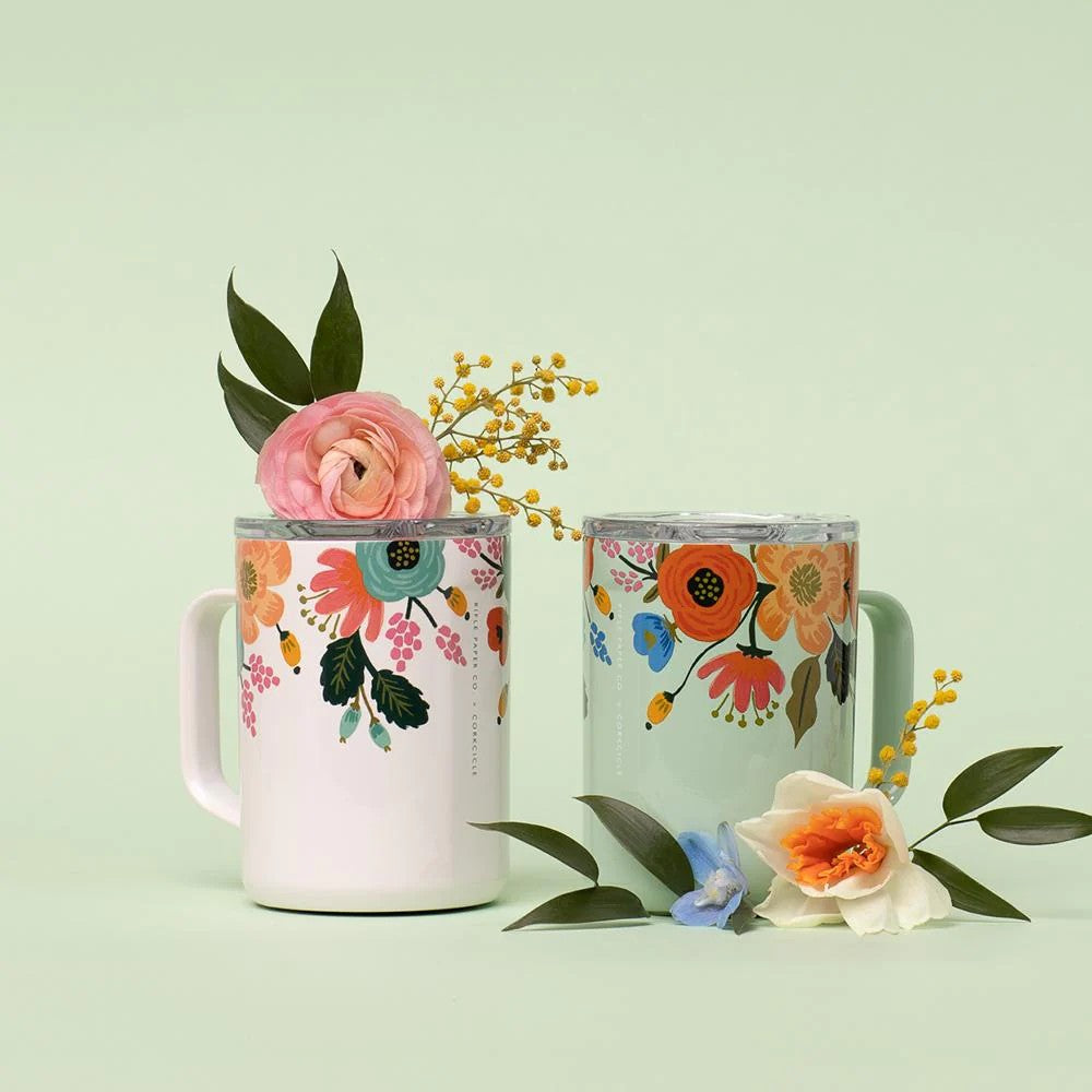 ספל 475ML MUG פרחוני מנטה
