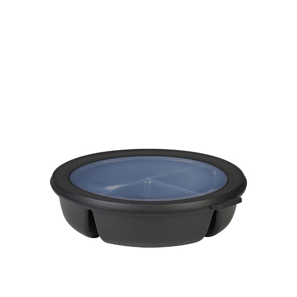 קערת אוכל Bento עגולה שחור
