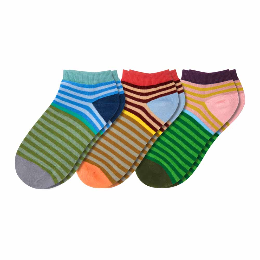 סט 3 זוגות גרבי קרסול מידה 36-41 – SOHO. 100% Design Shop