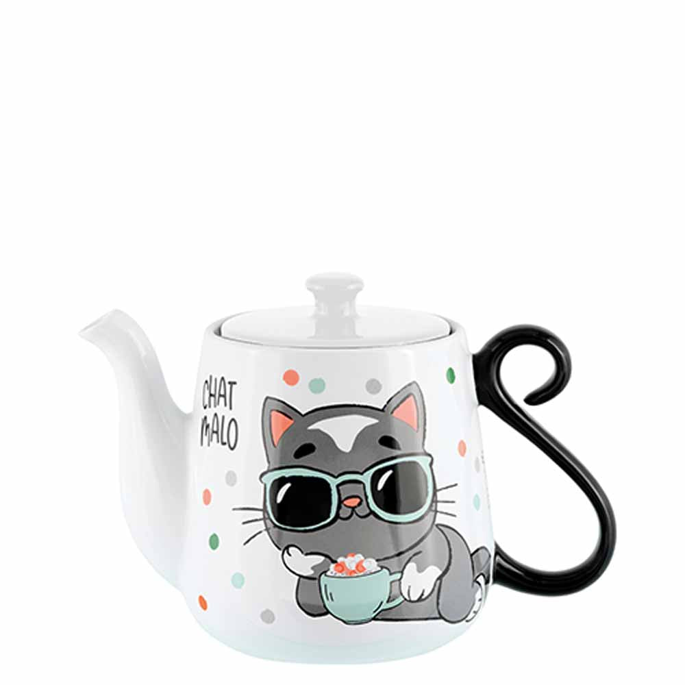 קומקום תה חתול לבן Chat Malo