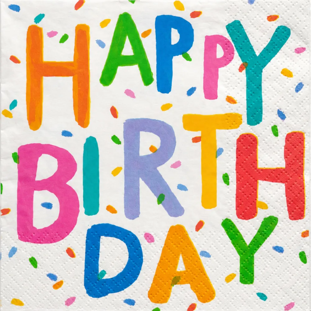 מפיות HAPPY BIRTHDAY 26017