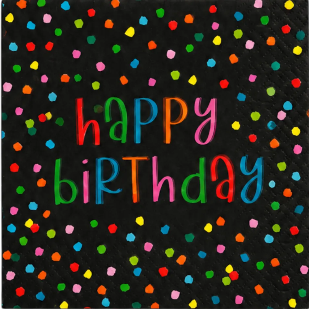 מפיות HAPPY BIRTHDAY קונפטי 26014