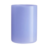 כוס זכוכית חלבית - כחול