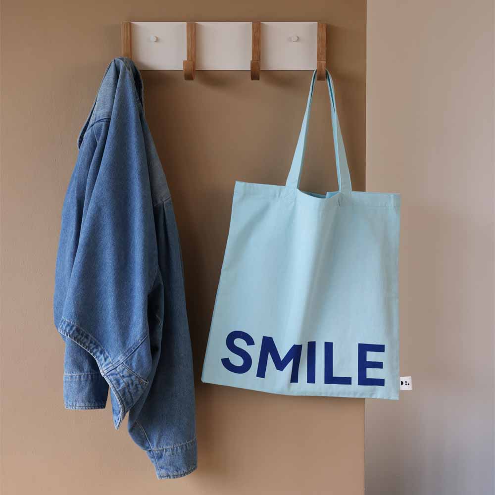 תיק TOTE SMILE תכלת