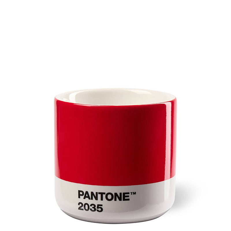 כוס מקיאטו Pantone אדום