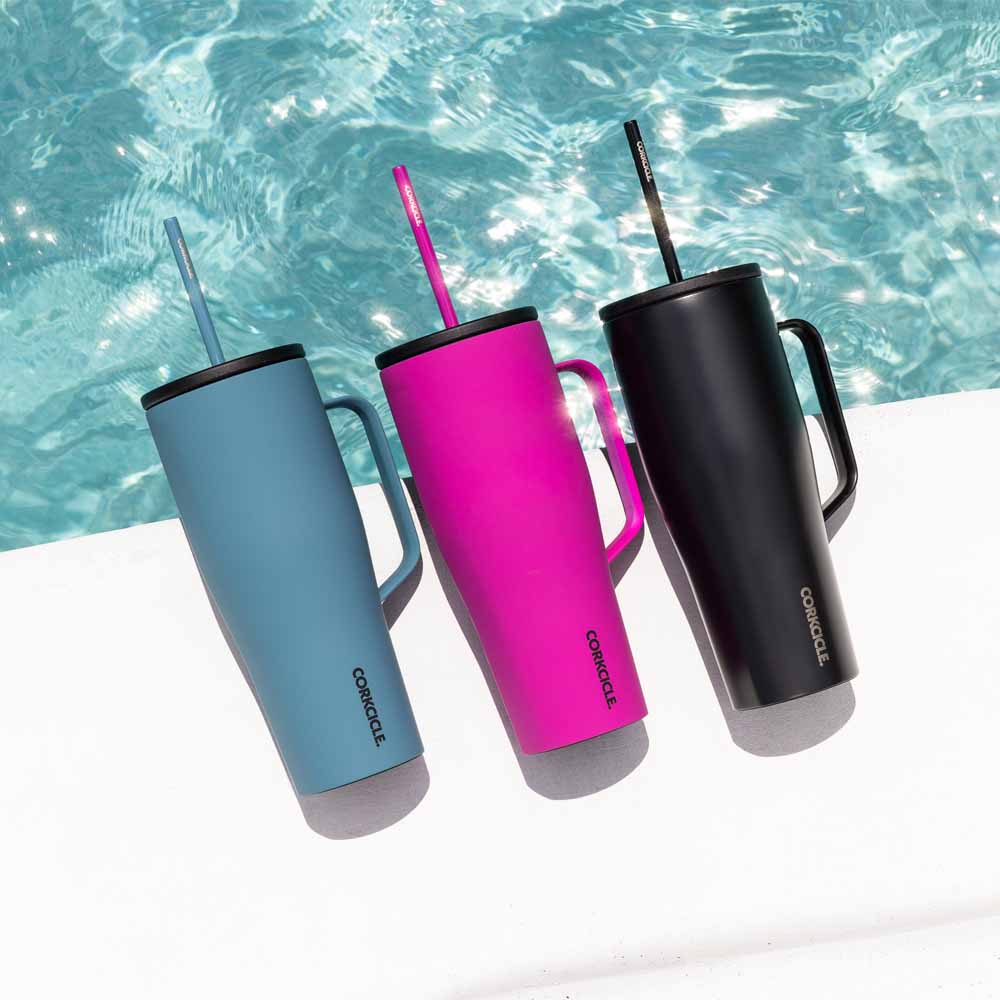 כוס COLD CUP XL 890ML  אפור אבן