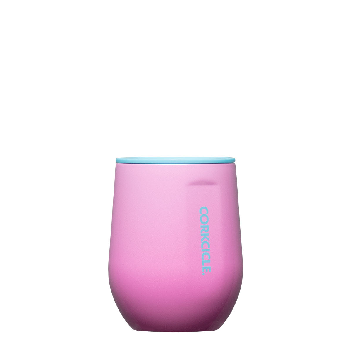 כוס STEMLESS 350ML ורוד מסטיק